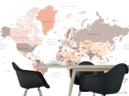 Фотошпалери Карта на білому тлі - 1