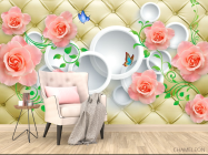 Фотообои Розочки 3Д - 4