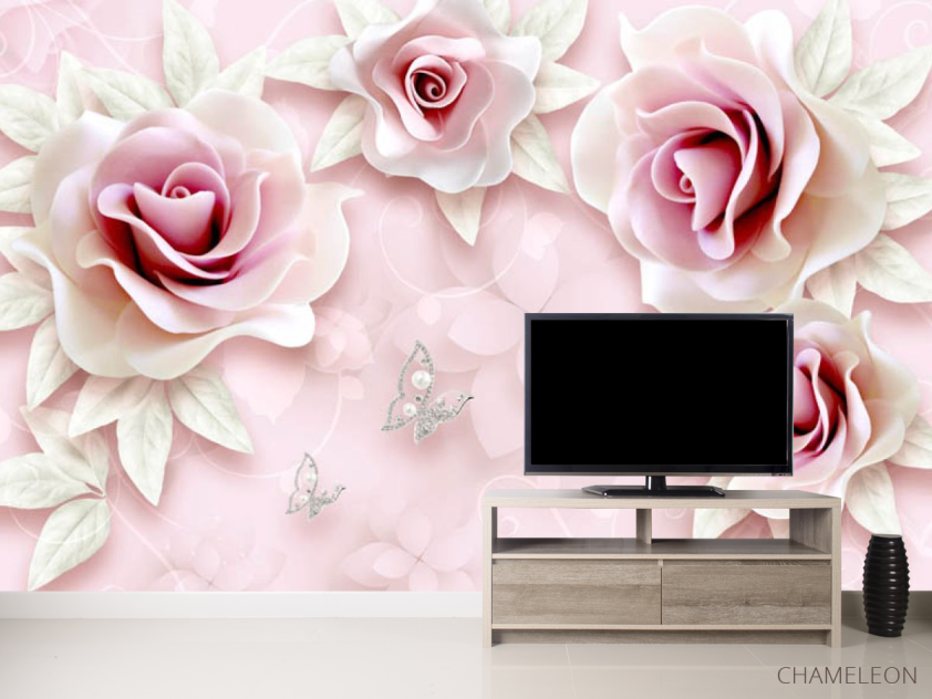 Фотообои керамические розы - 2