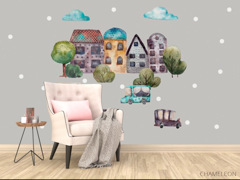 Фотообои Домики - 4