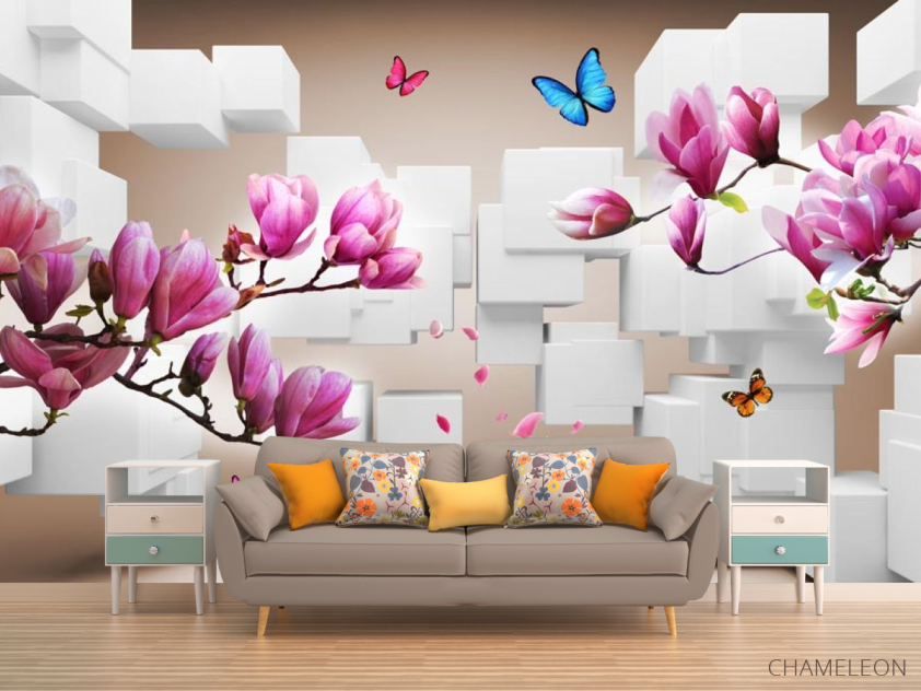 Фотообои 3д магнолия - 1