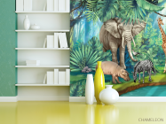 Фотошпалери Яскраві африканські тварини - 3