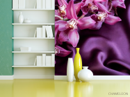 Фотошпалери Квіти на шовку - 3