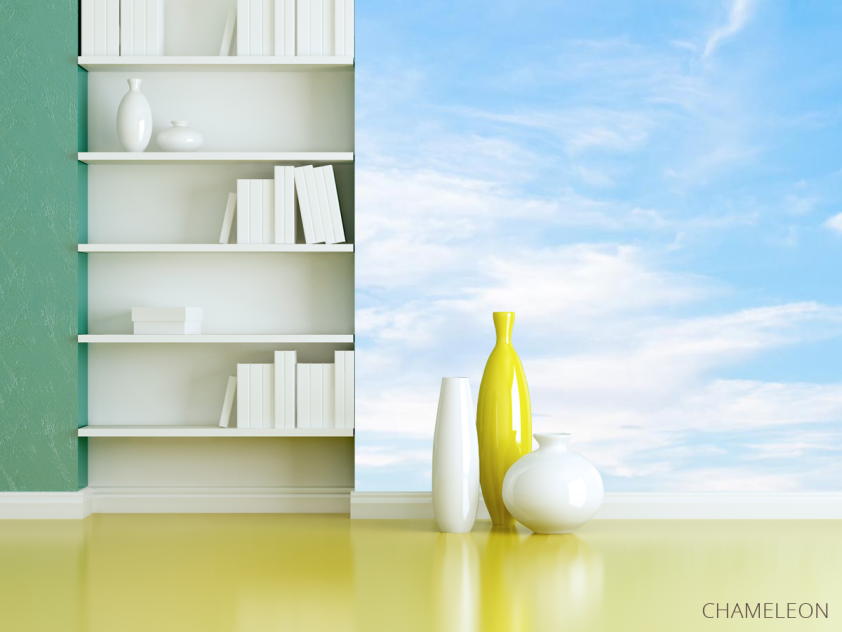 Фотошпалери біло-блакитне небо - 3