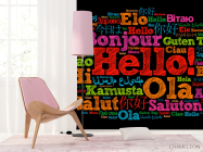 Фотошпалери Приветсвие на різних мовах - 4