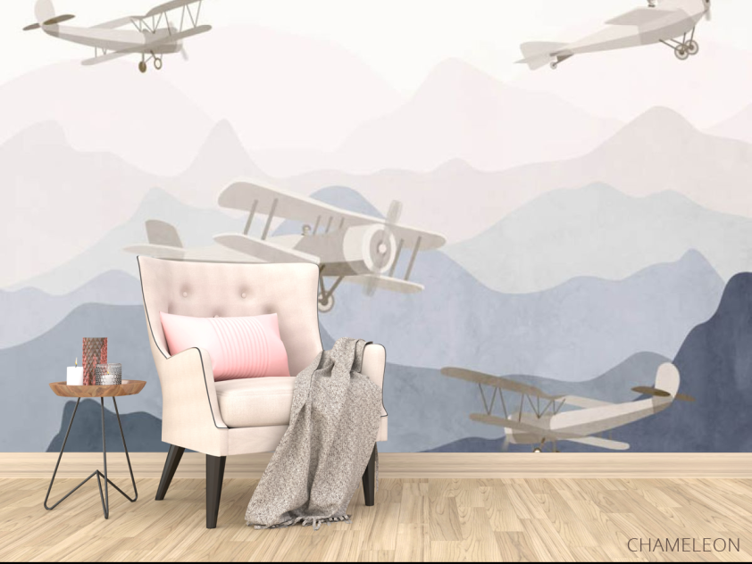 Фотообои Самолеты в скандинавском стиле - 4
