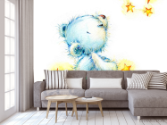 Фотообои Голубой мишка - 3