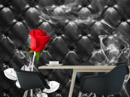 Фотошпалери Червона троянда на тлі - 1