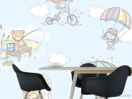 Фотошпалери Ведмедики і зайчика - 1