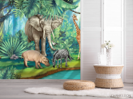 Фотошпалери Яскраві африканські тварини - 2