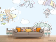 Фотообои мишки и зайки - 1