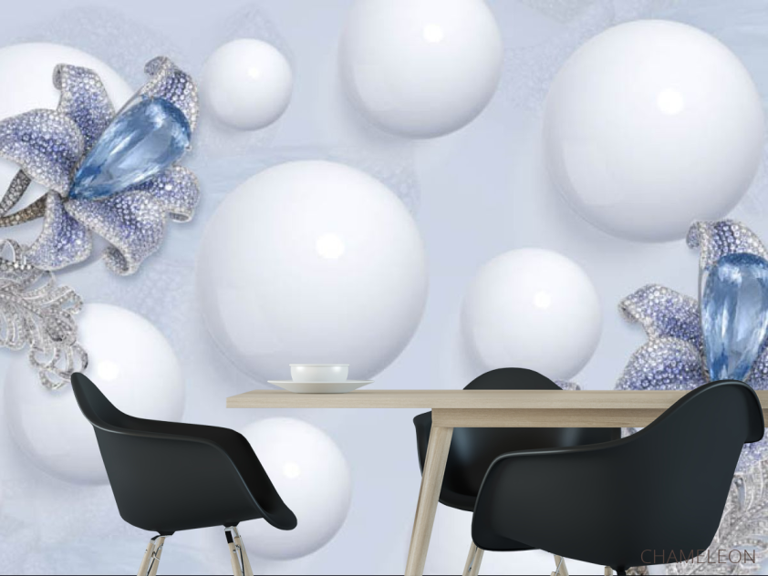 Фотошпалери 3Д квіти - 1