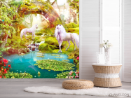 Фотошпалери Коні, арка, вода - 2