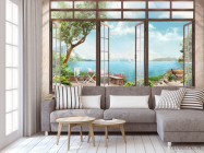 Фотообои Вид из окна на море - 3