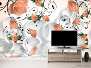 Фотообои 3D розы - 2