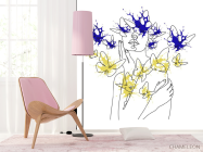 Фотообои абстракция, девушка - 4