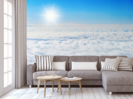 Фотообои солнце над облаками - 3