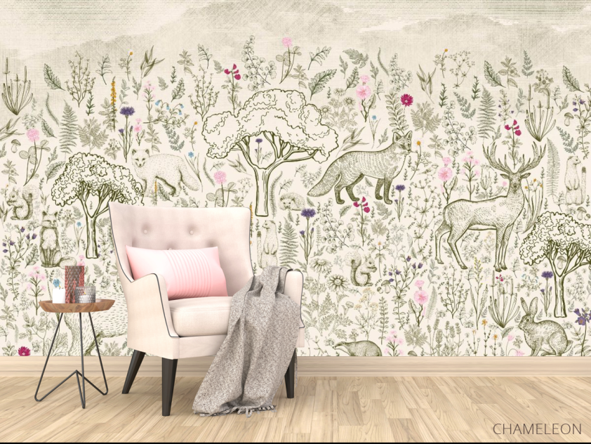 Фотообои Дизайнеские зверята - 4