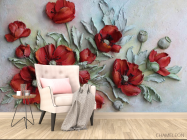 Фотообои с маками - 4