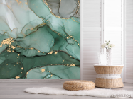 Фотошпалери Бірюзовий флюїд - 2