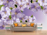 Фотообои Фиолетовые цветы - 1