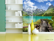 Фотошпалери Дорога до озера - 3