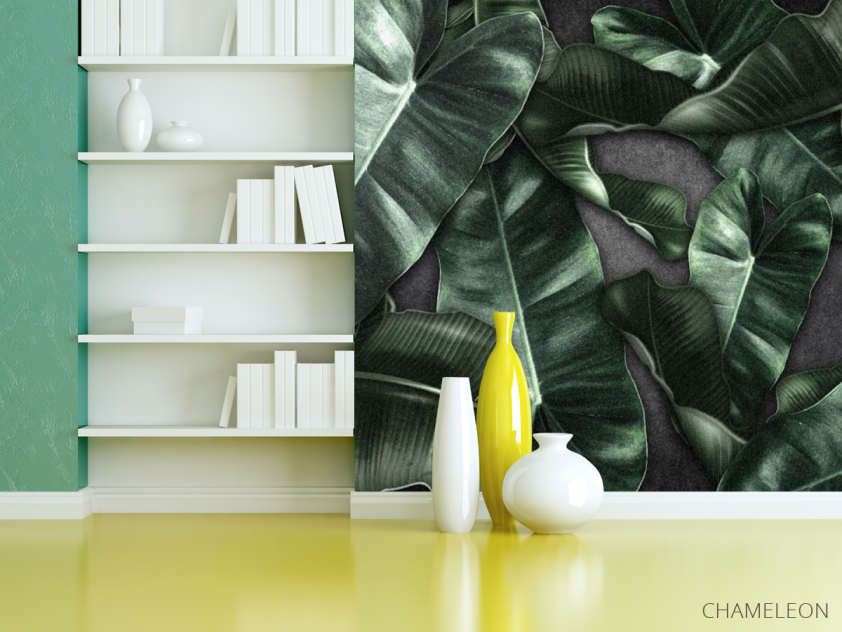 Фотошпалери зелене листя - 3