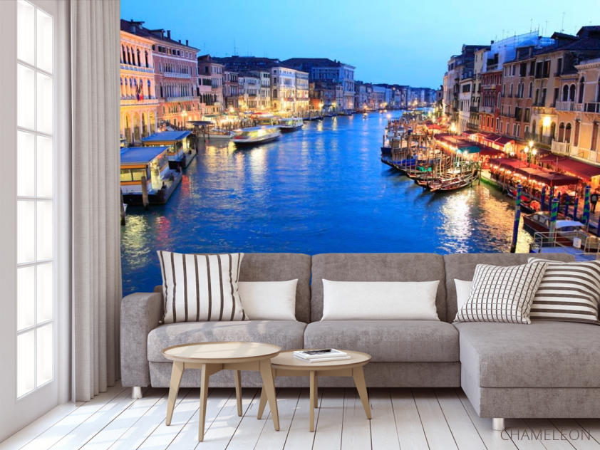 Фотообои Кафе у воды, Венеция - 3