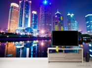 Фотообои Отражение Нью-Йорка в воде - 2