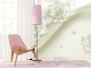 Фотошпалери Квіти на полотні - 4