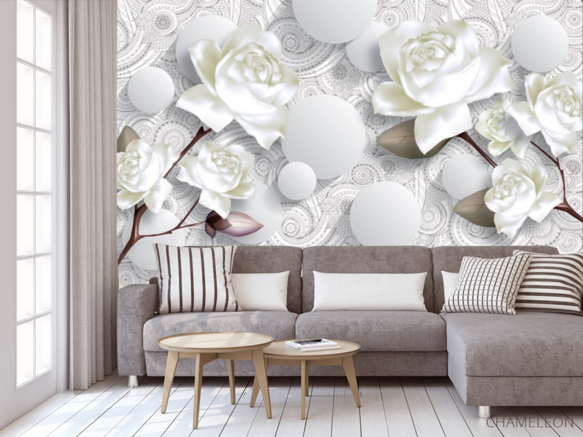 Фотообои 3D розы - 3