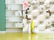 Фотошпалери 3д квіти - 3