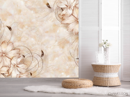 Фотошпалери Векторні квіти - 2