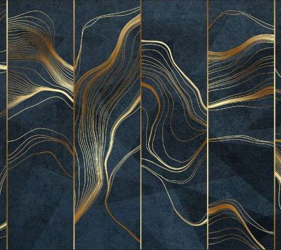 Фотошпалери золоті лінії Фотошпалери золоті лінії 31493