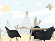 Дитячі фотошпалери кактуси - 1