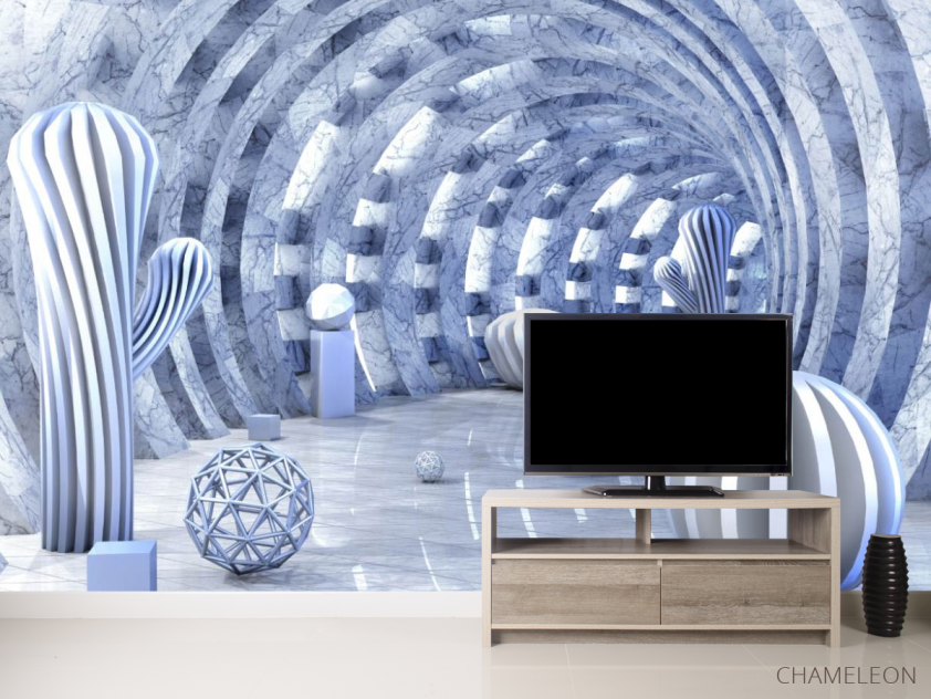 Фотообои Fluid art разноцветный - 2