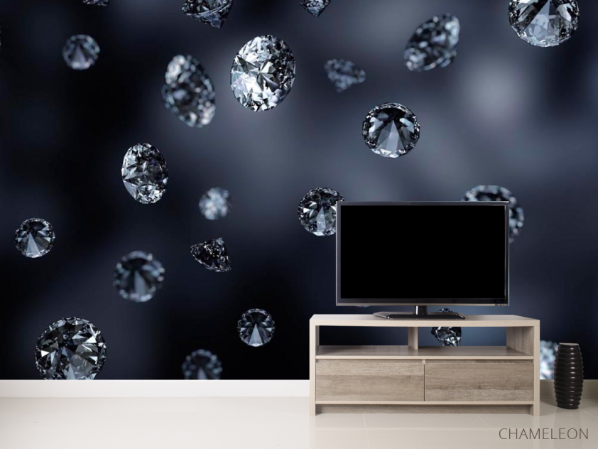 3д фотообои Диаманты - 2