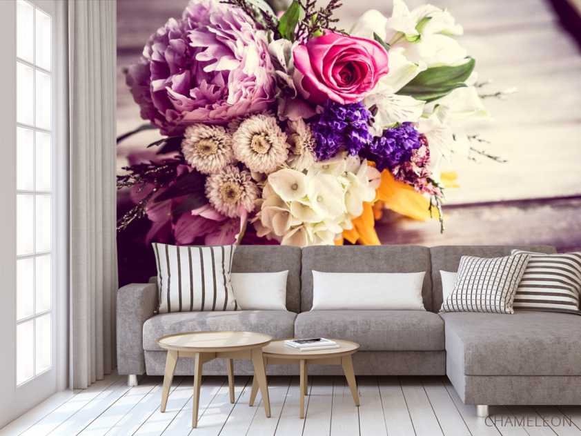 Фотообои букет цветов - 3