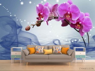Фотообои 3д орхидея - 1