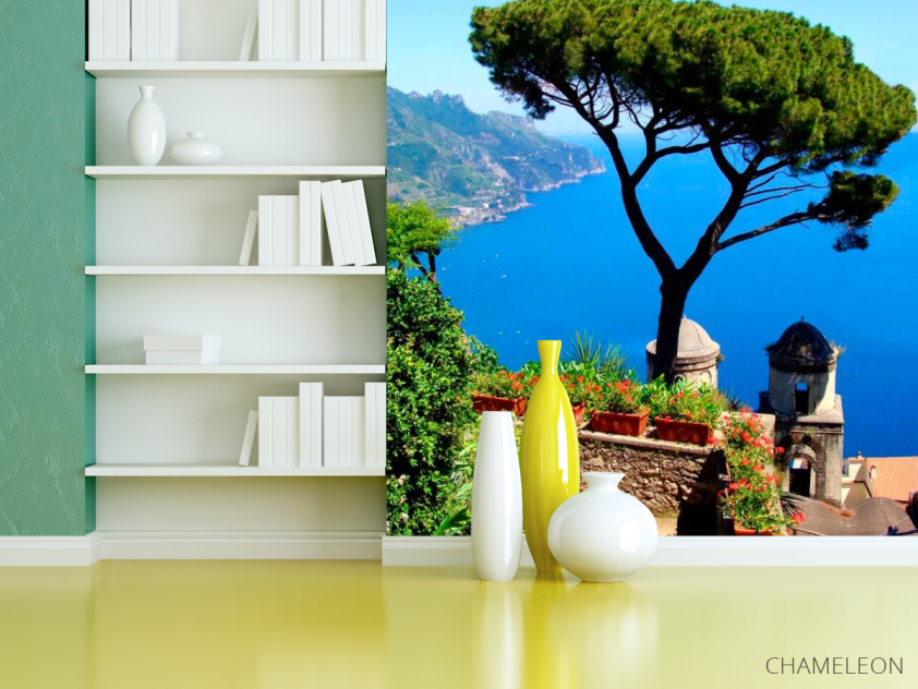 Фотошпалери Вид моря з гори - 3