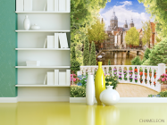 Фотообои вид на замок с балкона - 3