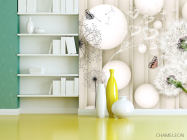 Фотошпалери 3д кульбаби - 3