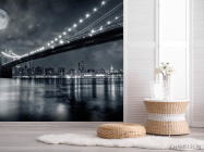 Фотошпалери Міст і місяць, New York - 2
