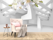 Фотообои 3d лилии - 4