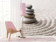 Фотошпалери камені на піску - 4