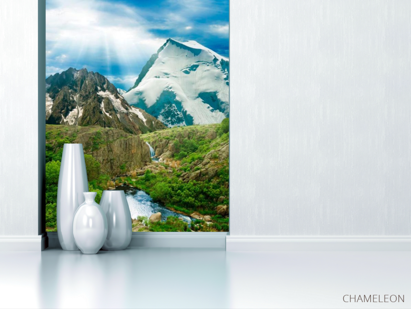 Фотообои Две скалы, вода - 1