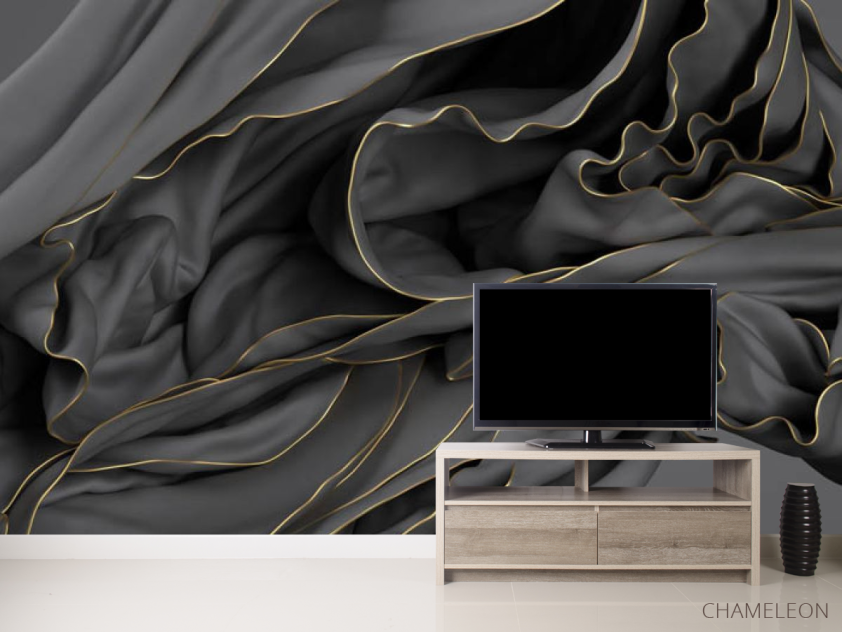 Фотообои Чорная абстракция 3д - 2