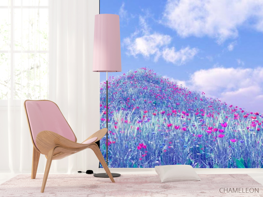 Фотошпалери Гора, маки - 4