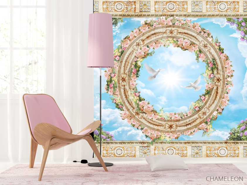 Фотошпалери Голуби на стелі - 4