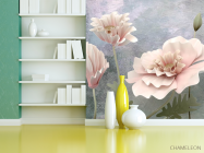 Фотошпалери 3D об'ємні квіти - 3